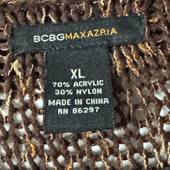 XL BCBG Brown Cardigan - Picture 10 of 15